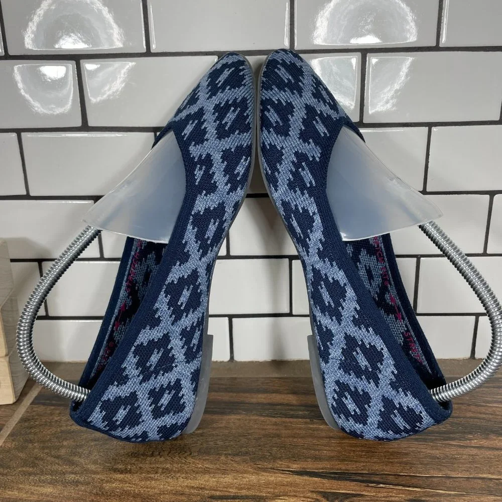 Skechers Cleo Sweet Tribe Womens Size 8 Shoes Blue Stretch Fit Ballet Flats_5